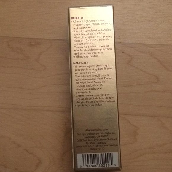 🏅HP🆕Stila Face Primer AUTHENTIC NIB - Picture 6 of 6